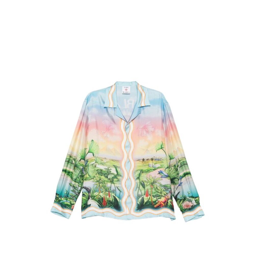 Casablanca Blue Shirts Men